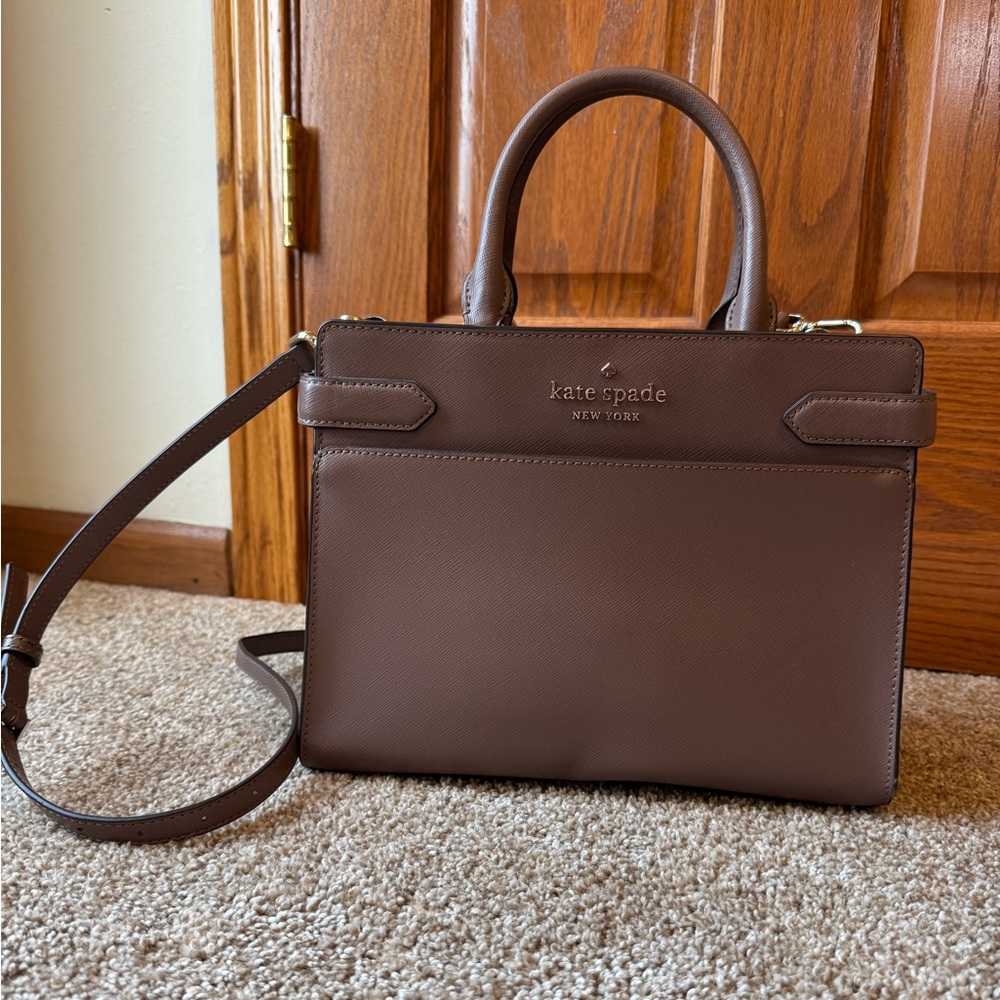 Kate Spade Staci Medium Satchel Bag in Dusk Cityscape